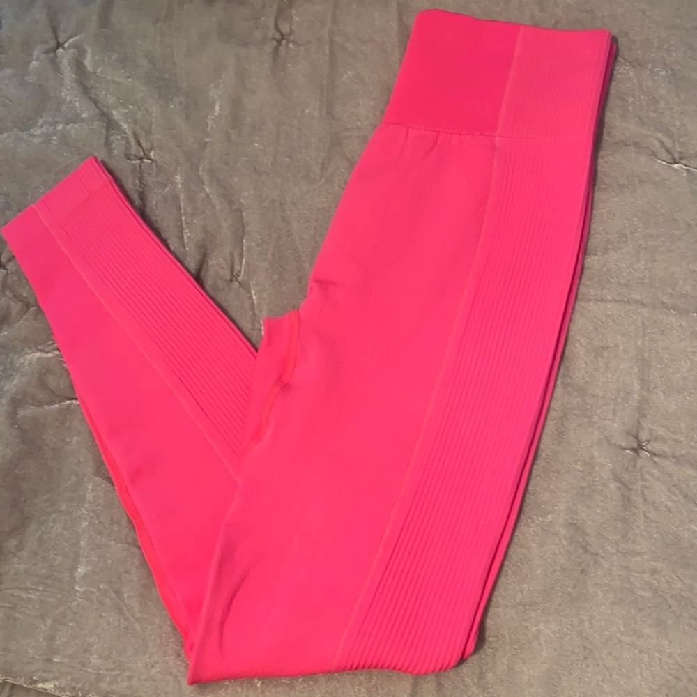 Gym Shark Neon Pink Yoga Pants/Leggings